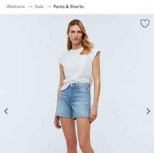 The Perfect Vintage Mid-Length Jean Short in Grennan Wash (28)